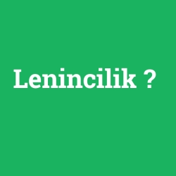 Lenincilik