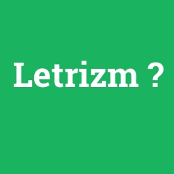 Letrizm
