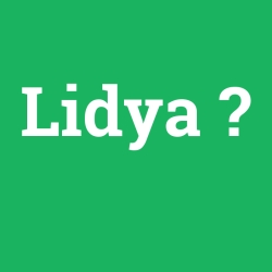 Lidya