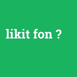 likit fon foto galeri