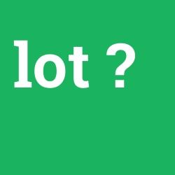lot