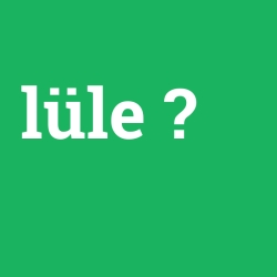 lüle