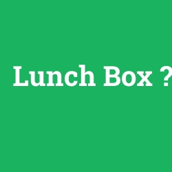 Lunch Box foto galeri