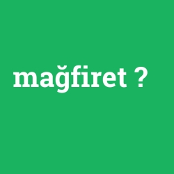 mağfiret