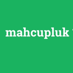 mahcupluk