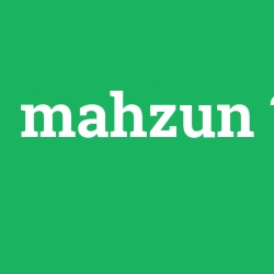 mahzun
