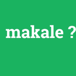 makale