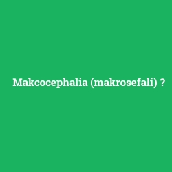 Makcocephalia (makrosefali)
