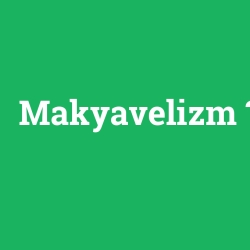 Makyavelizm