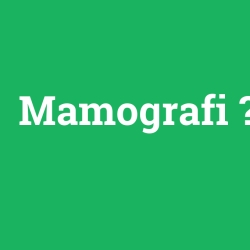 Mamografi