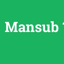 Mansub foto galeri