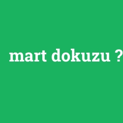 mart dokuzu