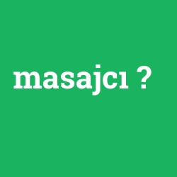 masajcı