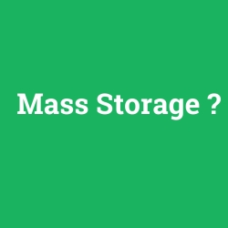 Mass Storage