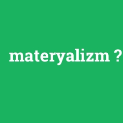 materyalizm
