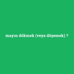 mayın dökmek (veya döşemek)