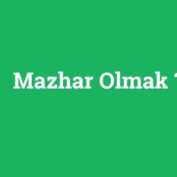 Mazhar Olmak