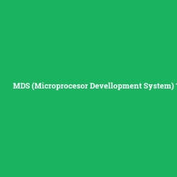 MDS (Microprocesor Devellopment System) foto galeri