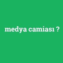 medya camiası