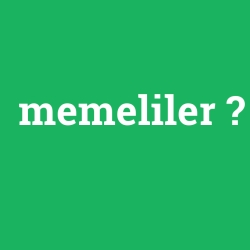 memeliler
