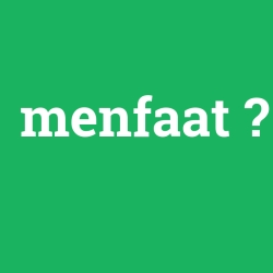 menfaat