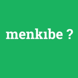 menkıbe