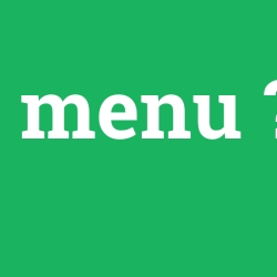 menü