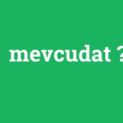 mevcudat