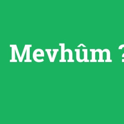Mevhûm