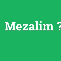 Mezalim foto galeri