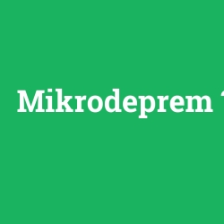 Mikrodeprem foto galeri