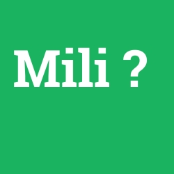 Mili foto galeri