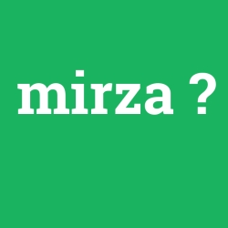 mirza