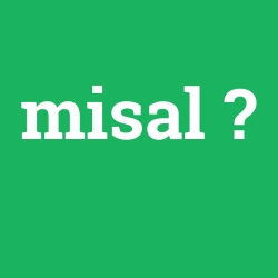 misal