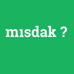 mısdak