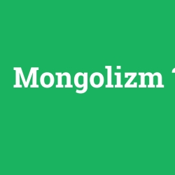 Mongolizm foto galeri