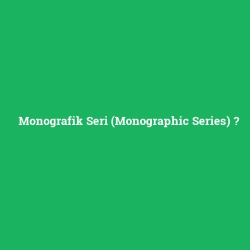 Monografik Seri (Monographic Series) foto galeri