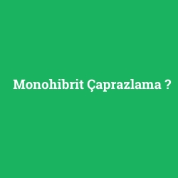 Monohibrit Çaprazlama foto galeri