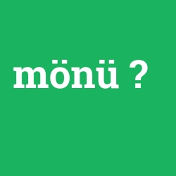 mönü