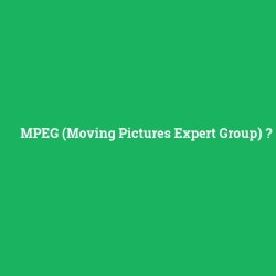 MPEG (Moving Pictures Expert Group) foto galeri