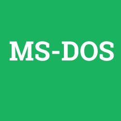MS-DOS