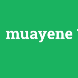 muayene