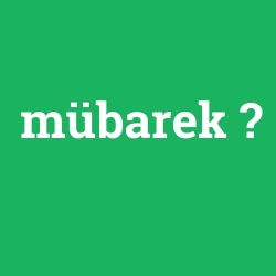 mübarek