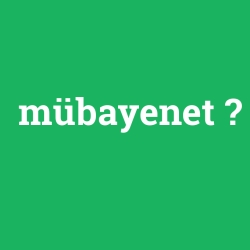 mübayenet foto galeri