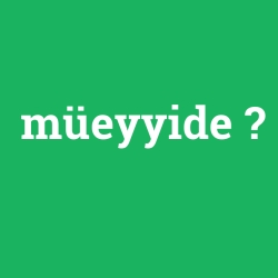 müeyyide
