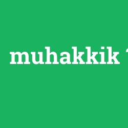 muhakkik