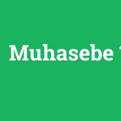 Muhasebe