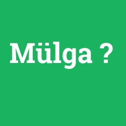 Mülga