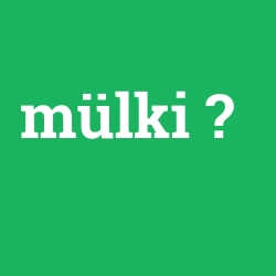 mülki
