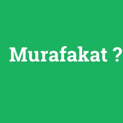 Murafakat
